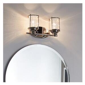 Quintiesse QN-ASHLANDBAY2-PC-BATH-Външна стенна лампа ASHLAND BAY 2xE27/60W/230V IP44