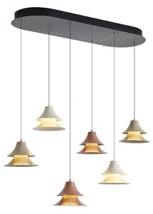 Висяща лампа многоцветна с LED димируема 6-лампи Easylift - Witch