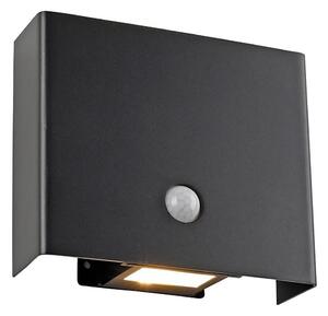 JUST LIGHT. 19471-18 - LED външно осветително тяло с датчик 2xLED/1,25W/3,7V 440