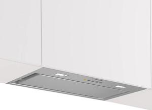 Аспиратор Bosch DLN56AC50, за вграждане, стандартен, eнергиен клас B, 250W, 570 m³/h, 2 мотора, 3 степени на мощност + интензивна, инокс
