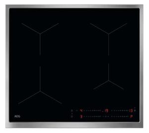 Индукционен плот за вграждане AEG TO64IA0FXB, 4 нагревателни зони, OptiHeat, PowerBoost, черно-сив