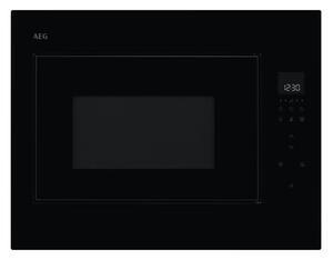 Микровълнова фурна AEG NMB6G261UB, за вграждане, с грил, сензорно управление, 900W, 26л. обем, 5 степени на мощност, черна