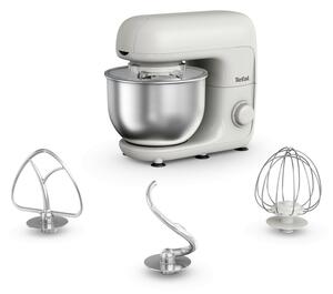 Кухненски робот Tefal QB160138, 800W, 4.8l капацитет купата, 3 функции, бял