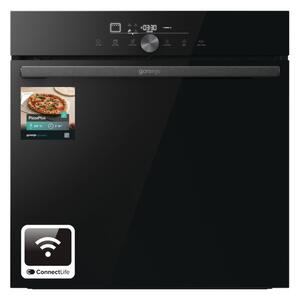 Фурна за вграждане Gorenje GO66E PIZZA350C, клас A+, 77л. обем, пиролитично почистване, PerfectGrill, FrozenBake, черна