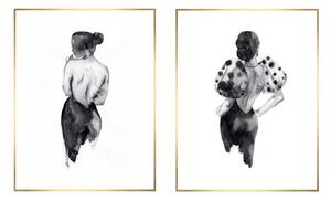 Картини в комплект 2 бр. 30x40 cm Woman Sketch – knor