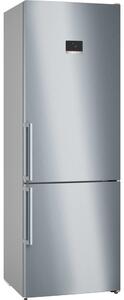 Хладилник с фризер Bosch KGN49AICT SER6, клас C, 440 л. общ обем, свободностоящ, 178 kWh/годишно, VitaFresh, SuperCooling, VarioZone, инокс