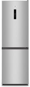 Хладилник с фризер Gorenje NRK6192AS4, клас E, 323 л. общ обем, свободностоящ, 225 kWh/годишно разход на енергия, NoFrost Plus, AdaptTech, MultiFlow охлаждане, инокс