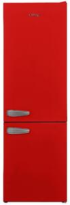 Хладилник с фризер Finlux FXCA 31310 REE RETRO, клас E, 268 л. общ обем, свободностоящ, 221 kWh/годишно, LED осветление, червен