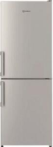 Хладилник с фризер Indesit IB55 532 X, клас E, 229 л. общ обем, свободностоящ, 212 kWh/годишно, LED осветление, инокс
