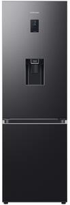 Хладилник с фризер Samsung RB34C652EB1/EF, клас E, 341л. общ обем, свободностоящ, 254kWh/годишно, технология SpaceMax, тeхнология All-Around Cooling, черен
