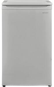 Хладилник с фризер Sharp SJ-UE088T0S, клас E, 89 л. общ обем, свободностоящ, 108 kWh/годишно, инокс