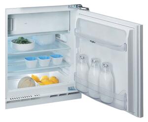 Хладилник с камера Whirlpool WBUF011, клас E, 126 л. общ обем, за вграждане, 150 kWh/годишно разход на енергия, бял