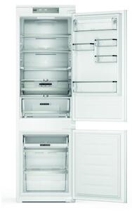 Хладилник с фризер Whirlpool WHC18 T573, клас D, 250 л. общ обем, за вграждане, 179 kWh/годишно, No Frost, LED осветление, бял