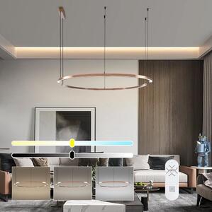 Immax NEO 07328L - LED димируем полилей на кабел FINO 72W/230V 120 cm розово злато Tuya+дистанционно управление