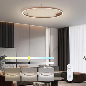 Immax NEO 07326-80C-LED Димируемо таванно осветително тяло FINO LED/55W/230V 80 см Tuya розово злато + дистанционно управление