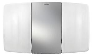 Theben - LED стенен прожектор 2xLED/10W/230V сребрист IP55