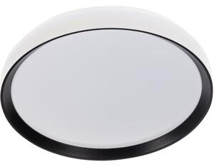 Kanlux 46281-LED Осветително тяло LIXAN с възможност за димиране 47W/230V 3000-6500K диам. 38,6 cm бяло/черно + дистанционно управление