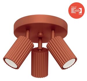 Brilagi - LED точково осветително тяло CRESTO 3xGU10/10W/230V червено