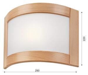 Стенно осветително тяло ELODIE 1xE27/60W/230V