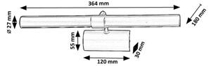 Brilagi - Осветително тяло за картина DANAE 2xE14/40W/230V златно