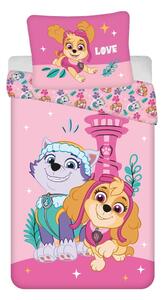 Единично детско спално бельо от микрофибър 140x200 cm Paw Patrol – Jerry Fabrics