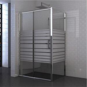 Душ кабина ICS 118/100NEW + ICS 111/31/80, 100-120х80x190см, 5мм