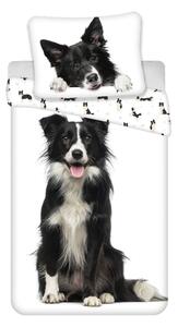 Единично памучно детско спално бельо 140x200 cm Border Collie – Jerry Fabrics