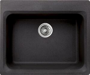 Кухненска мивка ICGS 8106, единична, със сифон, 52x62см