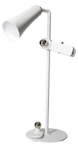 Бяла LED настолна лампа (височина 47,5 cm) 4in1 – Brandani