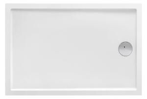 Акрилно душ корито, A276261000, Roca, бяло, 100х80х40см