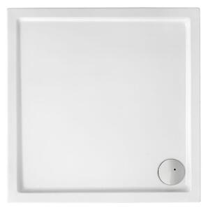Aкрилно душ корито, A276253000, Roca, SQUARE, бял, 80х80х4см