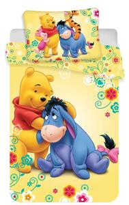 Памучно детско спално бельо за детско креватче 100x135 cm Winnie-the-Pooh – Jerry Fabrics