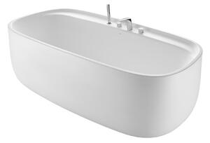 Свободностояща вана A248453000, Roca, SURFEX, click-clack клапа и сифон. бяла, 184.6x93.7x60см