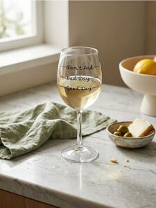 Sinsay - Стъклена чаша - бял