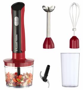Блендер 3в1 Russell Hobbs Desire 27140-56, 500W, 600+500 мл, 2 скорости + пулс, Неръждаема стомана, Без BPA, Червен