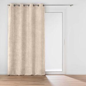 Бежово перде от шенил 140x260 cm Leo – douceur d'intérieur
