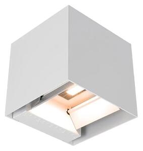 Соларна LED стенна лампа със сензор LED/9W/3,7V 3000/4000/5000K IP65 2600mAh бяла
