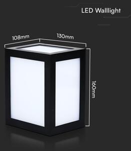 LED външен стенен осветител LED/12W/230V 6400K IP65 черен