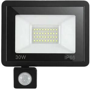 LED Прожектор 30W, 6500K, PIR сензор
