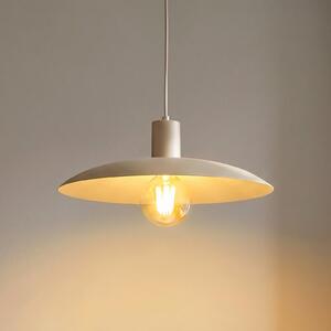 TK Lighting Висяща лампа Astra, пясъчен цвят, метал, Ø 41 см, E27, Затъмняване, Бежов, Дневна/трапезария, Метал, Модерен