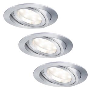 Paulmann 92797 - К-кт 3 бр. LED/6,8W IP23 лунички за баня COIN 230V