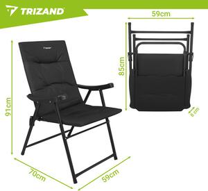 Сгъваем къмпинг стол Trizand