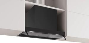 Абсорбатор Bosch DBB65CC60, за вграждане, енергиен клас B, 185W, въздухопоток 582 m³/h, 2 мотора, 3 степени на мощност, черен