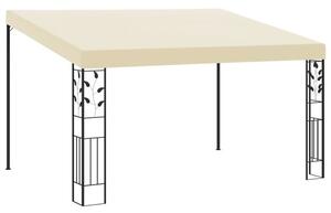Шатра за стенен монтаж, 4x3x2,5 м, кремава