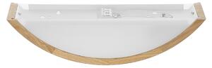 TEMAR LIGHTING Стенна лампа Cleo D1DR410, дъб, 41 см дължина, E27, Затъмняване, Дърво, Дневна/трапезария, Дървесина, Модерен