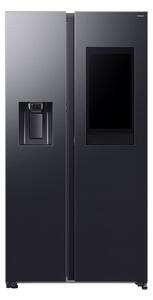 Хладилник с фризер Samsung RS90F66BEFEO, клас E, 614 л. общ обем, свободностоящ, 352 kWh/годишно, Family Hub, Twin Cooling, черен