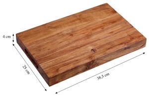 Професионална дъска 38.5x25x4см от акация, KESPER
