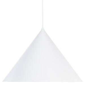 TK Lighting Висяща лампа Cono, 1-пламъчна, Ø 50 cm, бяла, E27, Затъмняване, Бял, Дневна/трапезария, Метал, Модерен