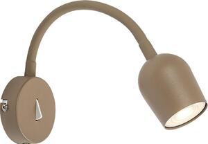 Rabalux 73112 - Стенно насочваемо спот осветително тяло LIANET 1xGU10/15W/230V бежово