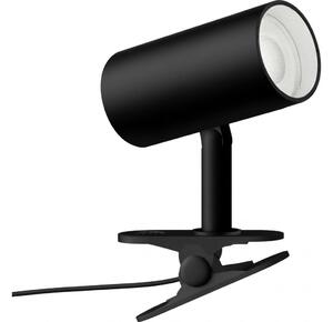 Immax NEO 08291L - Лампа с щипка PUNTO 1xGU10/9W/230V черна
